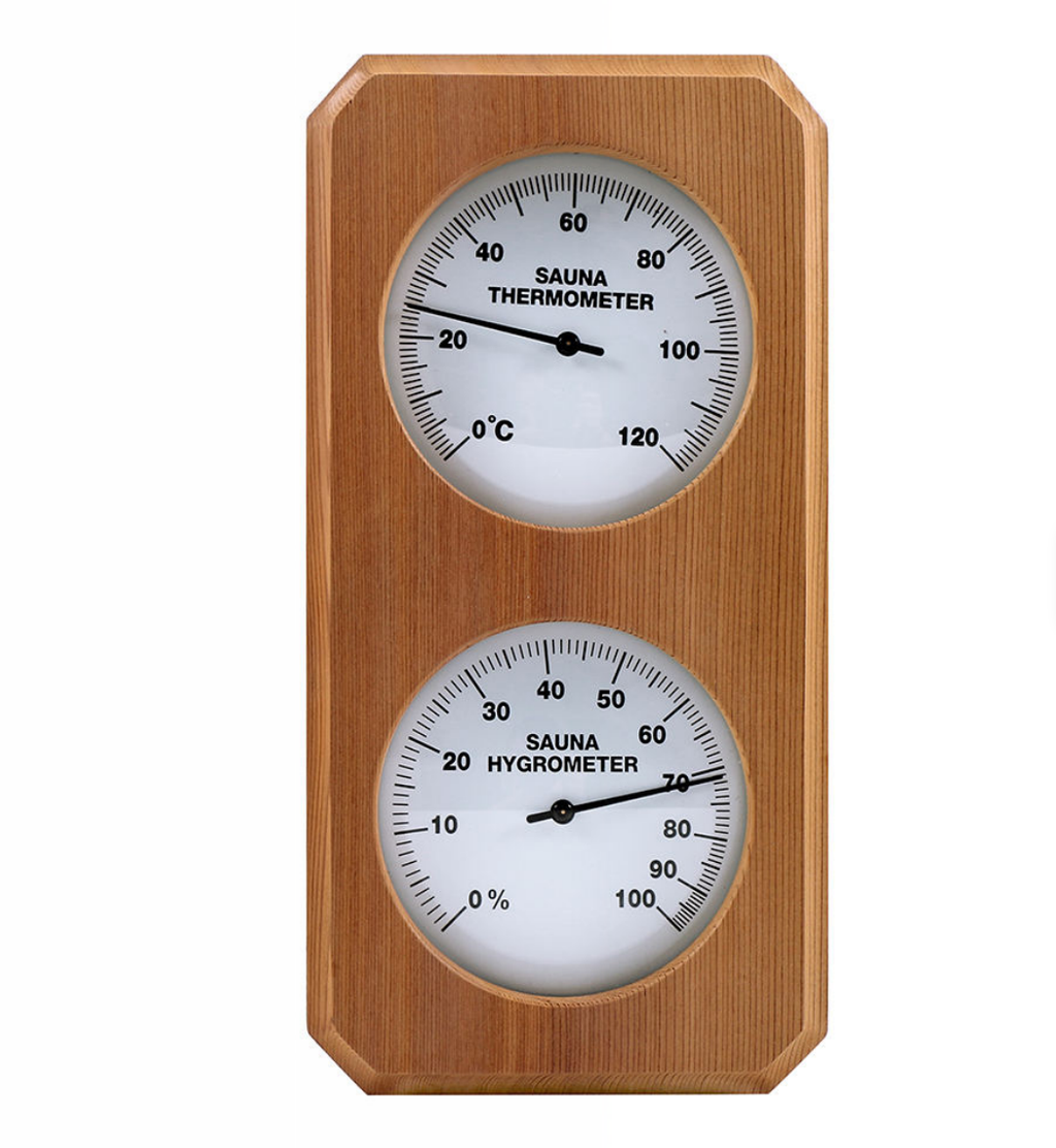 Sauna Thermometer & Hygrometer