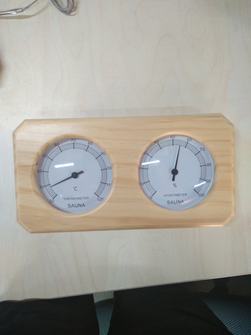 Sauna Thermometer & Hygrometer